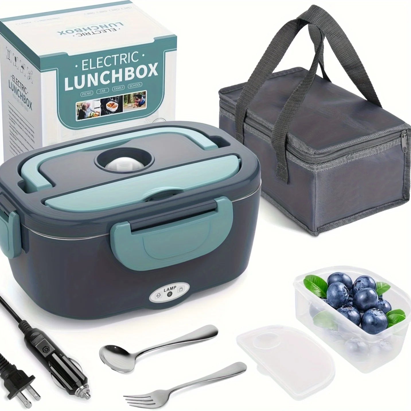 DUTRIEUX Electric Lunch Box Warmer 60W Portable Car Home