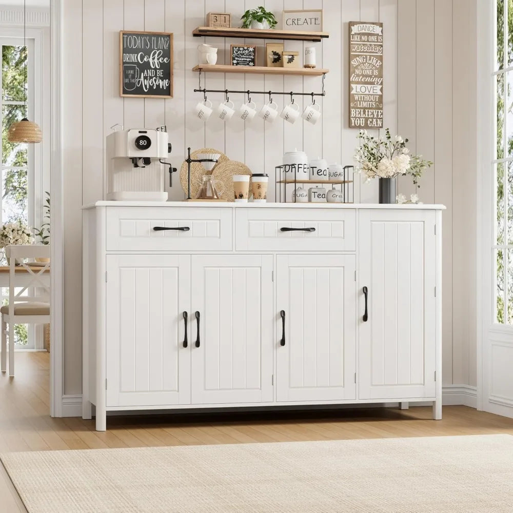 Sideboard Buffet Cabinet With Storage For Home Kitchen
