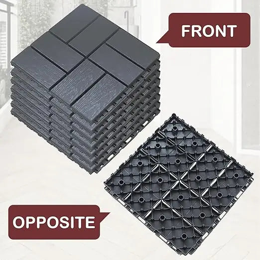 Hign-concerned Interlocking Patio Deck Tiles For Outdoor