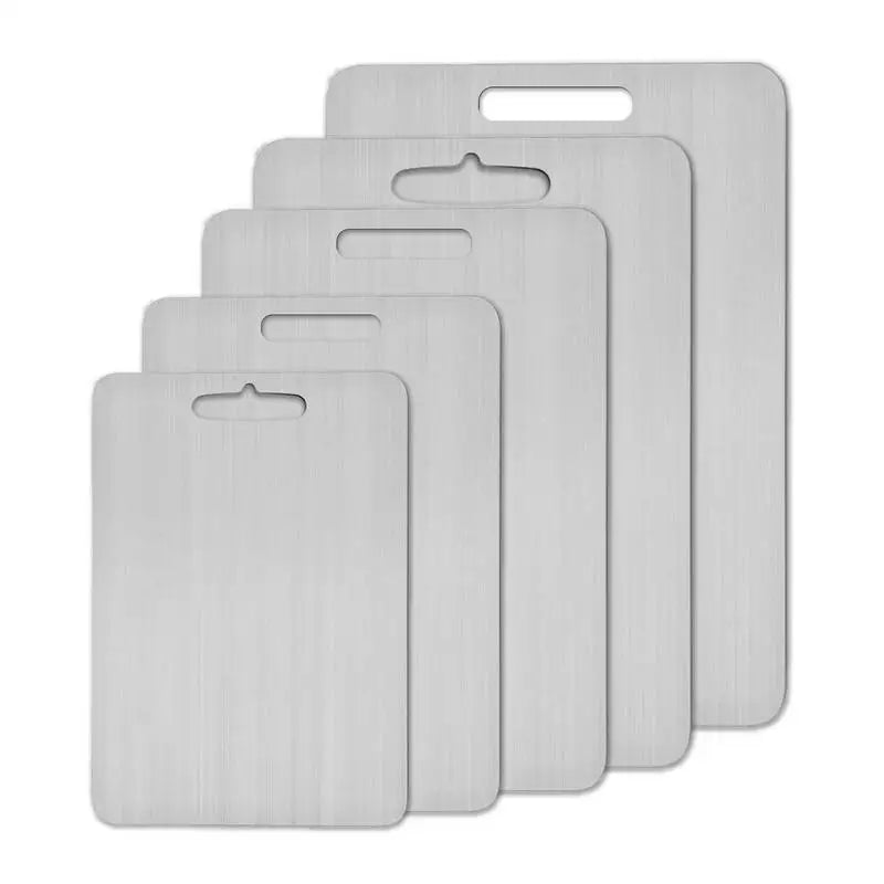 Titanium Double Sided Kitchen Cutting Board With Chop Mat
