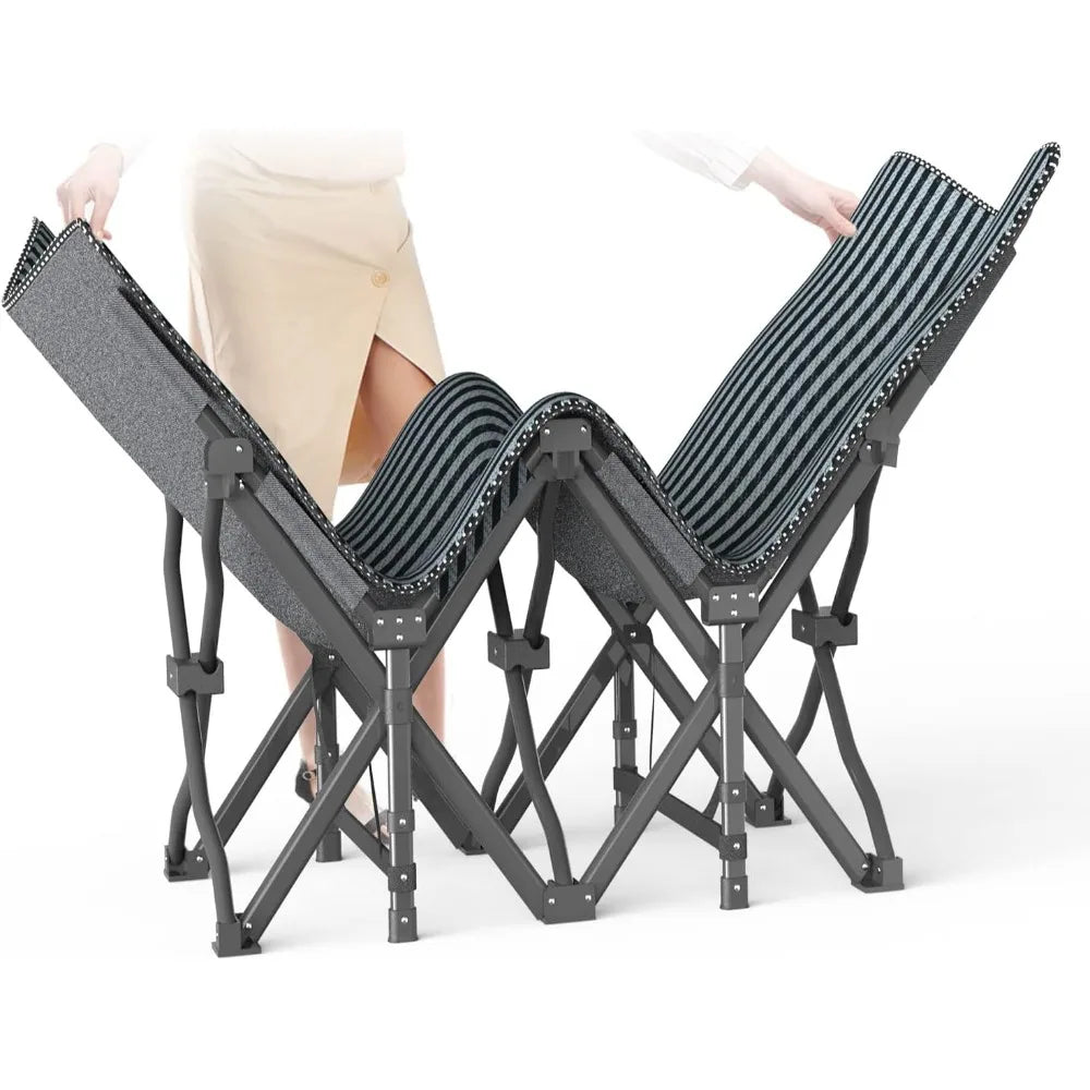 Lightweight Folding Camping Cot For Adults With Cushion