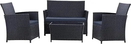 Modular Wicker Outdoor Patio Sectional Sofa Set PE Rattan