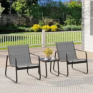 Patio Chairs Set Of 2 Outdoor Bistro Furniture Collection