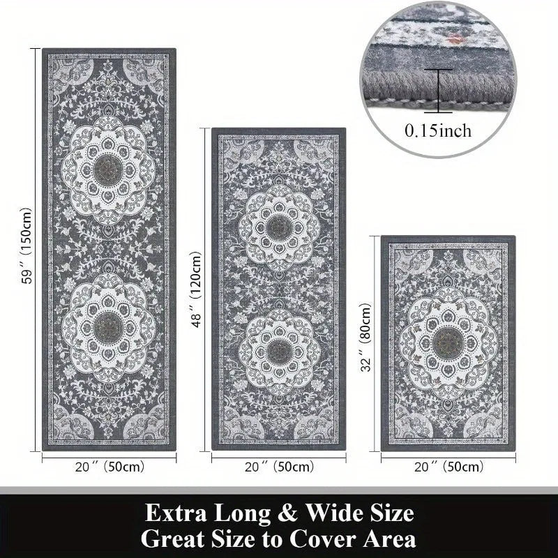 Tianjin Bohemian Kitchen Floor Mats Non Slip Washable Rugs