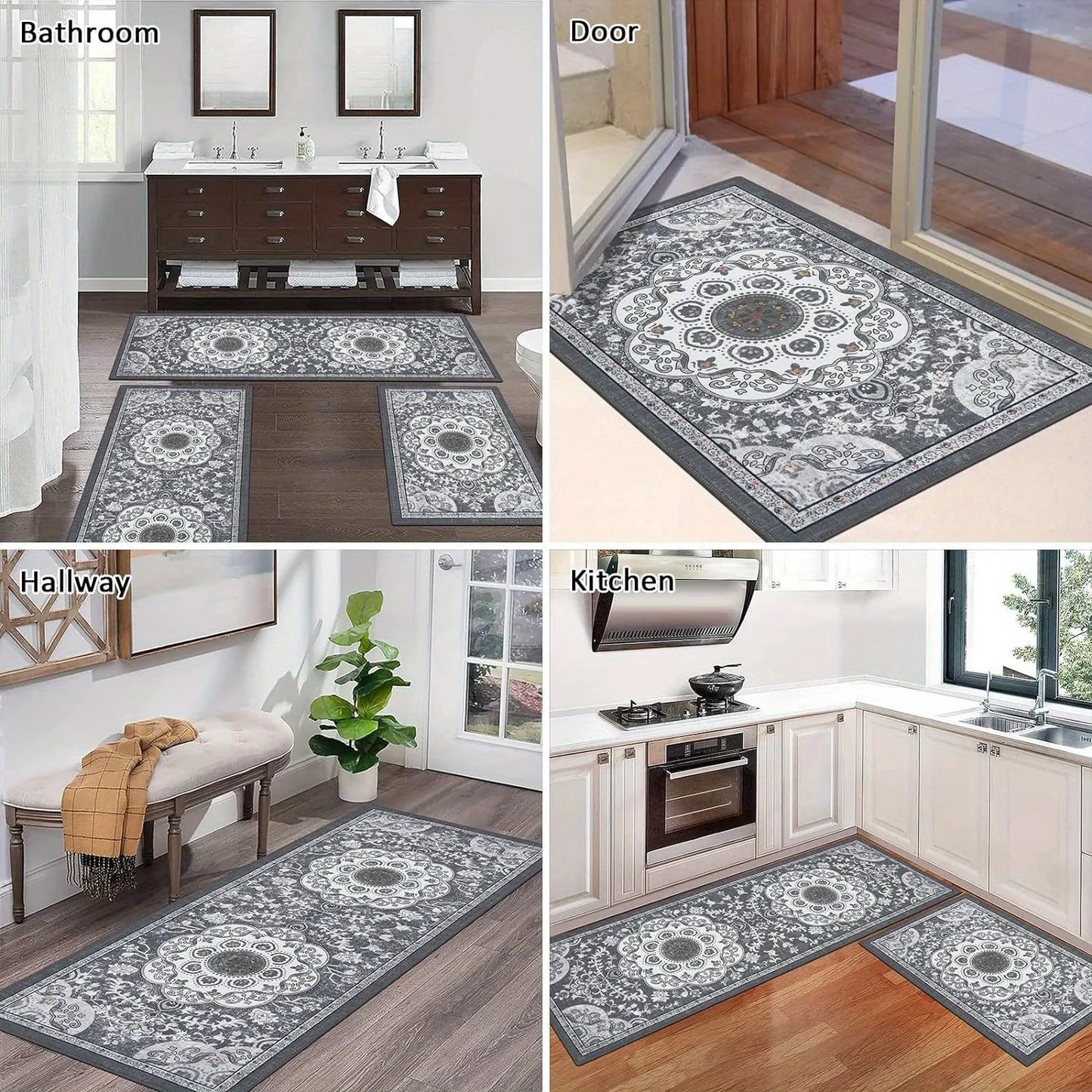 Tianjin Bohemian Kitchen Floor Mats Non Slip Washable Rugs
