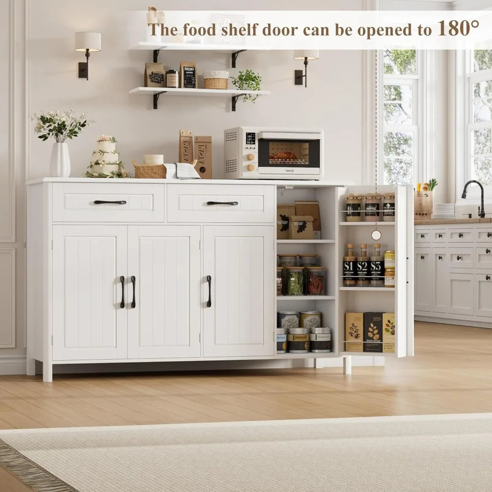 Sideboard Buffet Cabinet With Storage For Home Kitchen