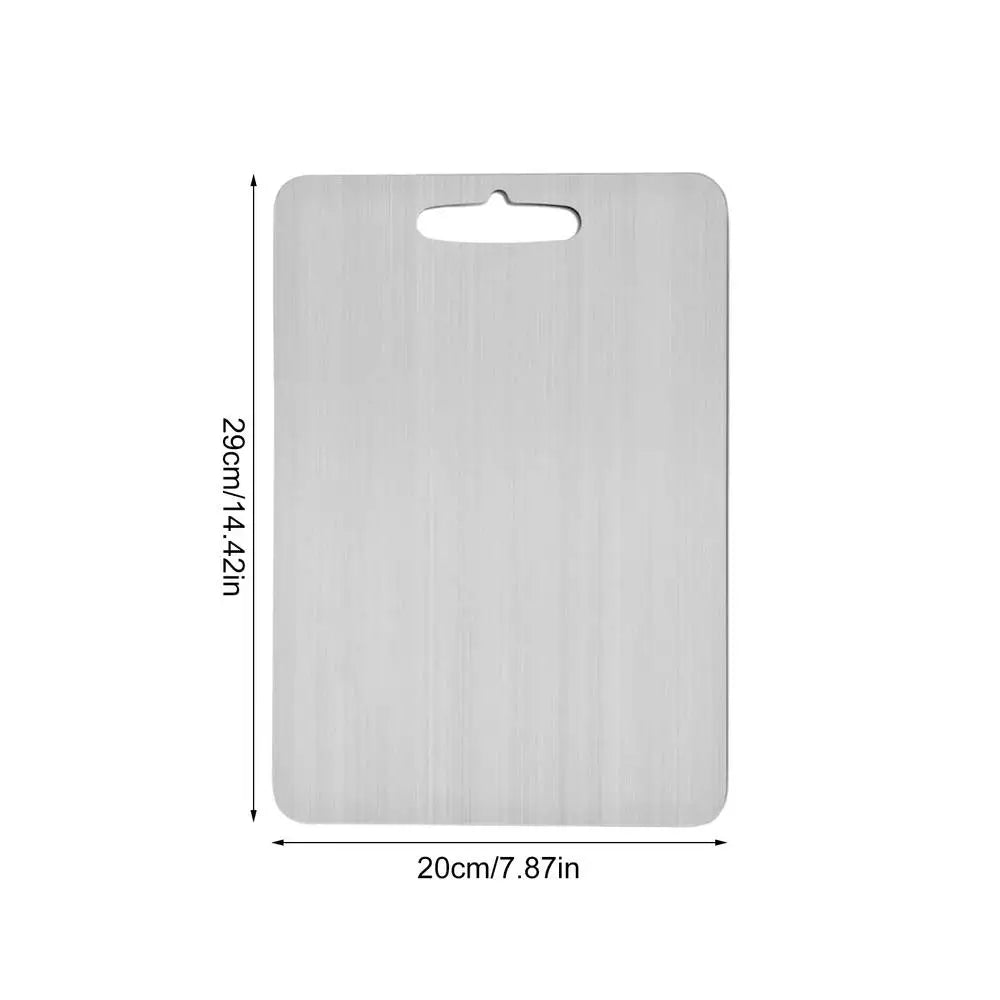 Titanium Double Sided Kitchen Cutting Board With Chop Mat