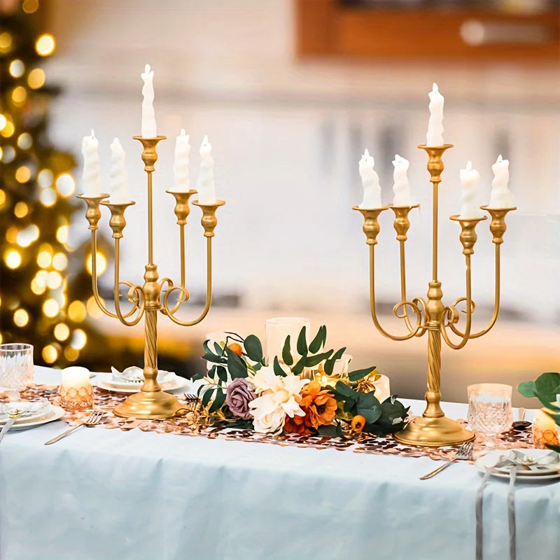Five Candle Holders For Weddings And Banquet Events