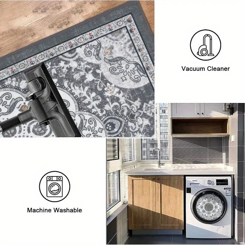 Tianjin Bohemian Kitchen Floor Mats Non Slip Washable Rugs