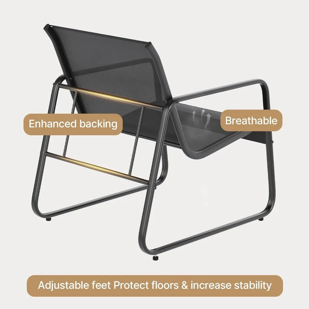 Patio Chairs Set Of 2 Outdoor Bistro Furniture Collection