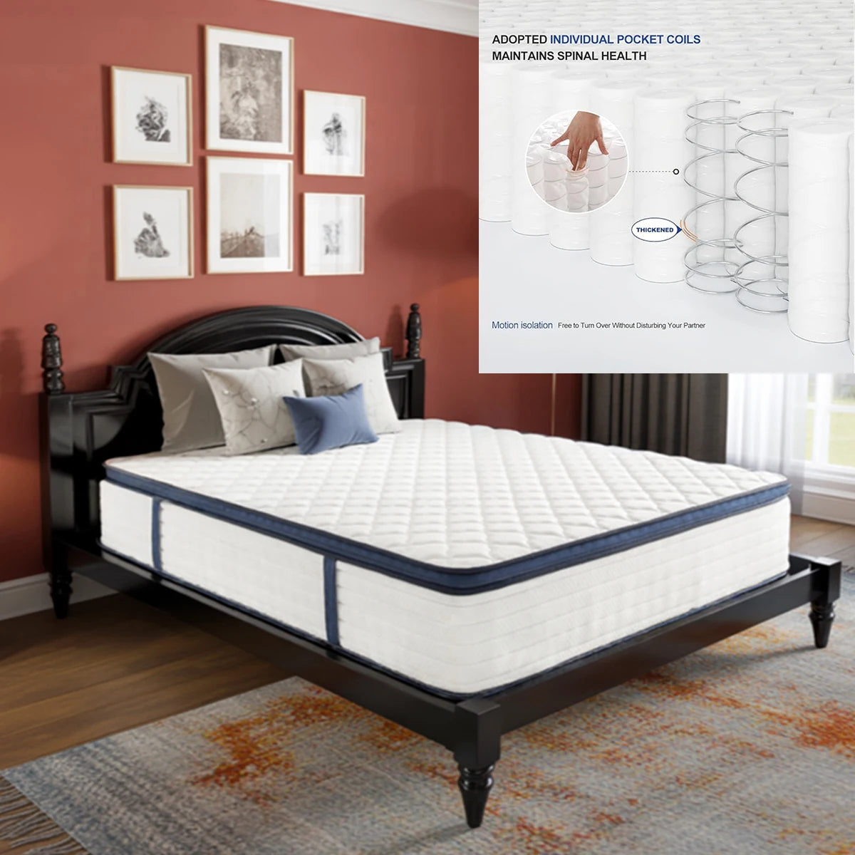 Amztree Hybrid Mattress Medium Firm Pressure Relief