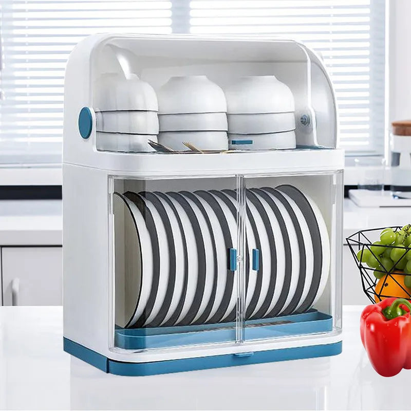 Hign-Concerned Dish Rack Drain Board With Lid Cover