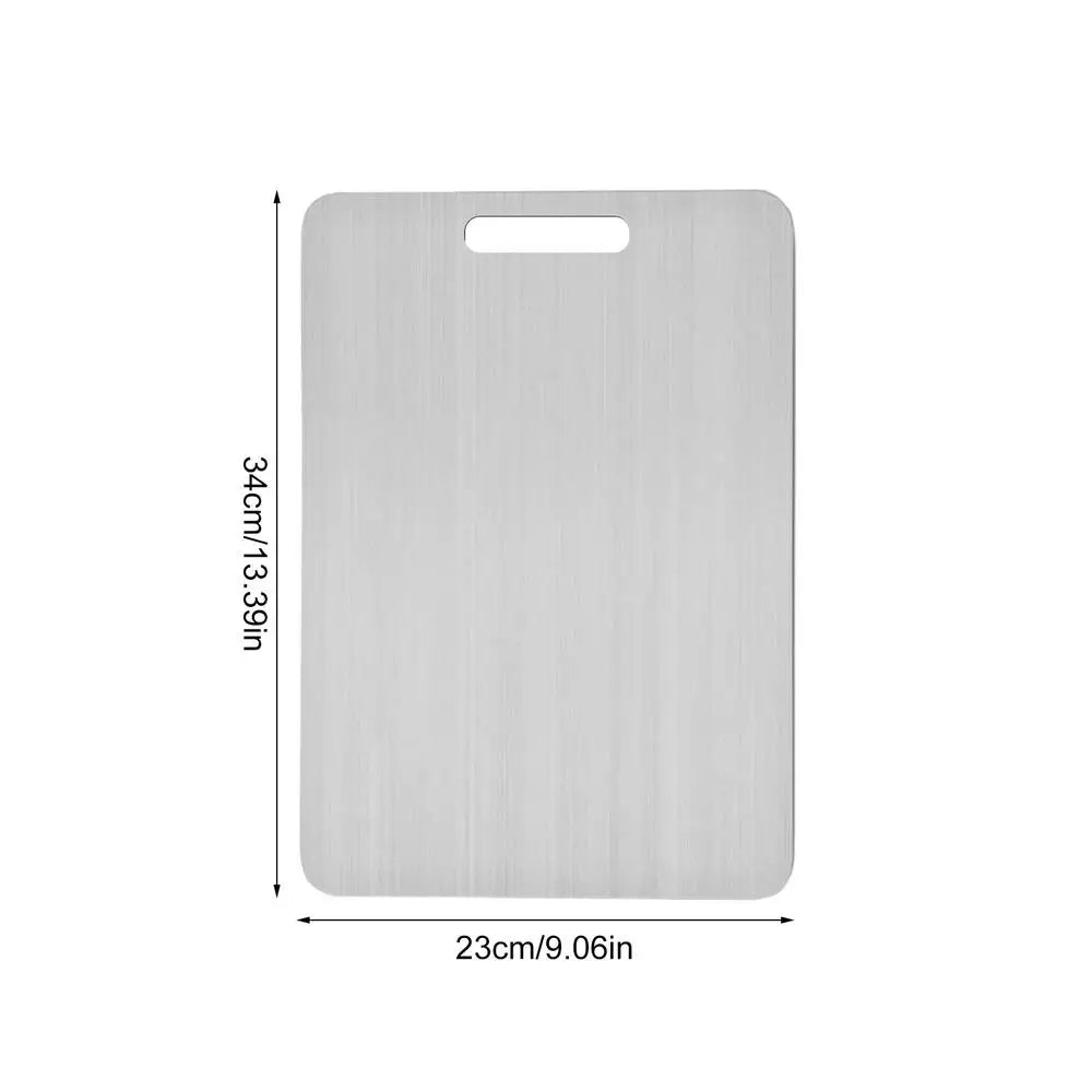 Titanium Double Sided Kitchen Cutting Board With Chop Mat