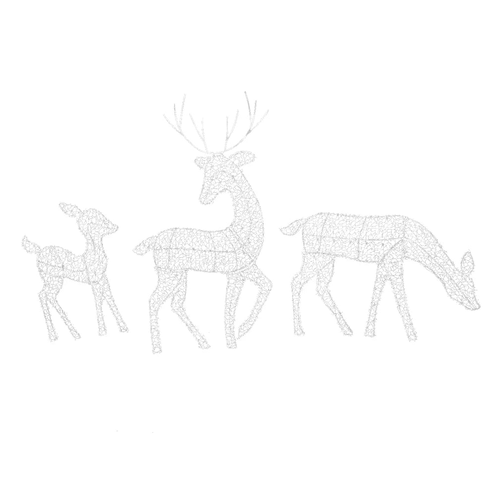 Alloet DIY Reindeer Ornaments Battery Powered Iron Decor