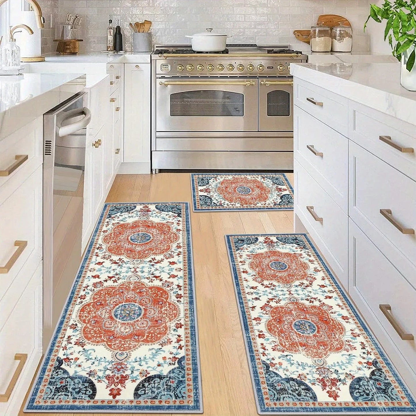 Tianjin Bohemian Kitchen Floor Mats Non Slip Washable Rugs