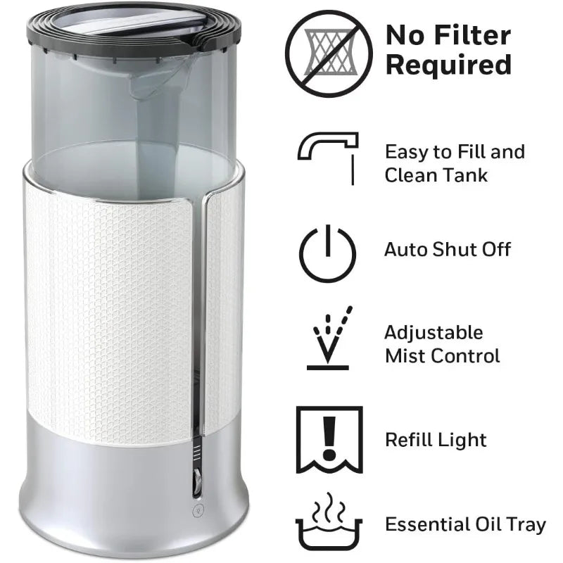XMSJ Designer Series Cool Mist Humidifier Ultra Quiet