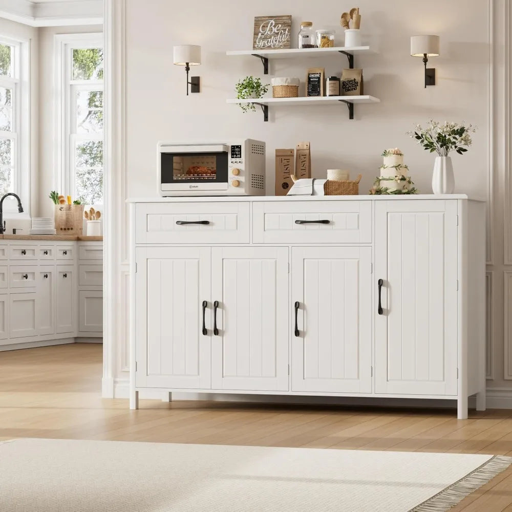 Sideboard Buffet Cabinet With Storage For Home Kitchen