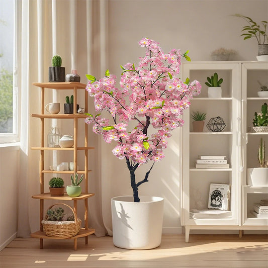 Twisterckcn Artificial Cherry Blossom Tree For Indoor Decor