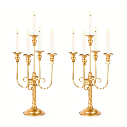 Five Candle Holders For Weddings And Banquet Events