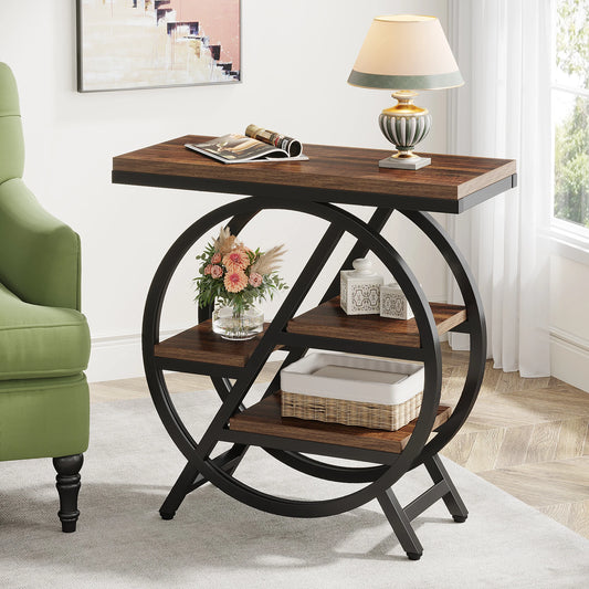 Tribesigns End Table 3 Tier Side Table With Storage