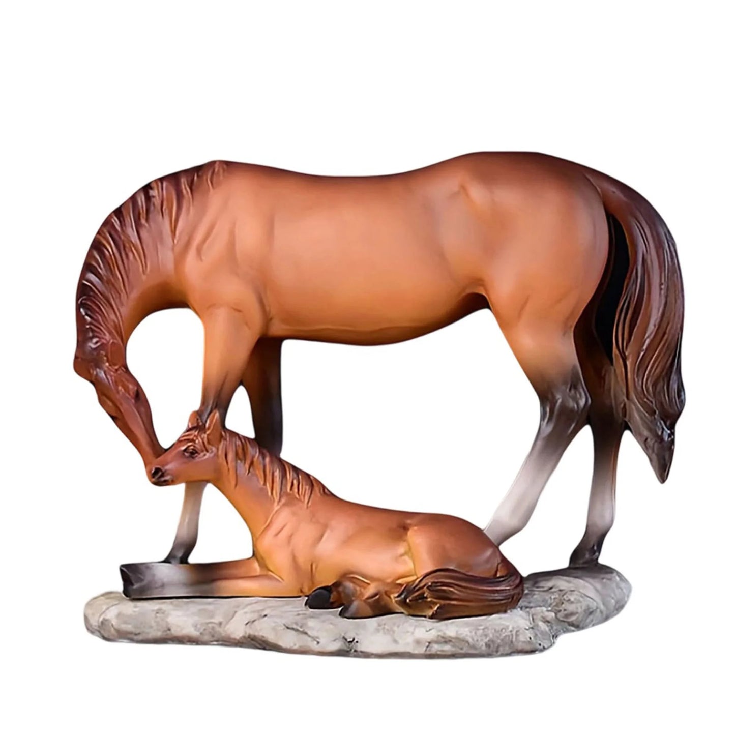 Hign-concerned Resin Deer Figurine Christmas Centerpiece