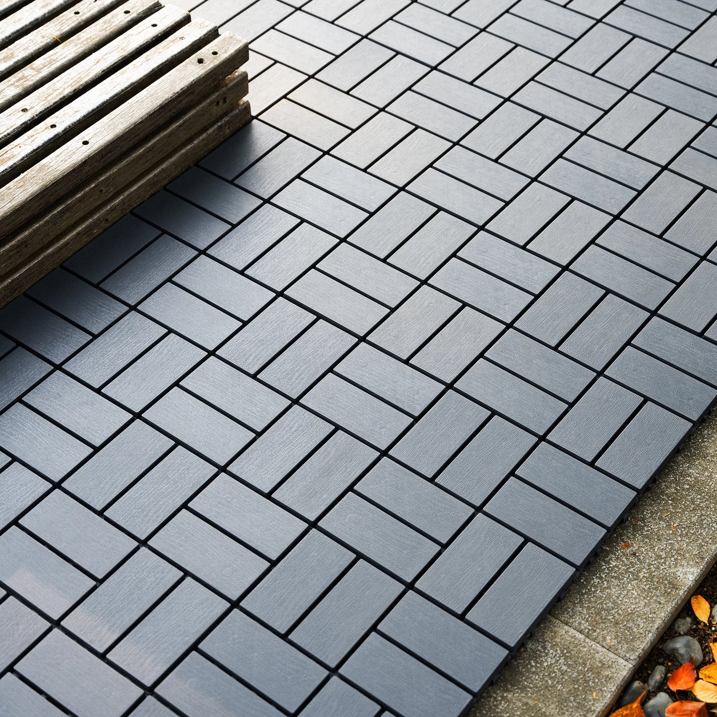 Hign-concerned Interlocking Patio Deck Tiles For Outdoor