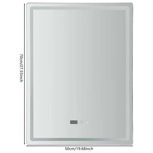 Feature LED Anti Fog Bathroom Mirror Wall Mounted Vanity