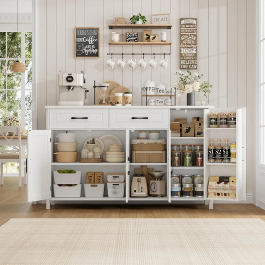 Sideboard Buffet Cabinet With Storage For Home Kitchen