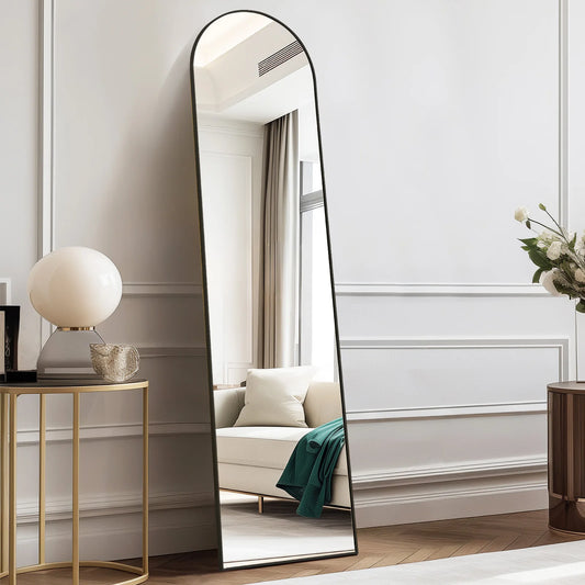 JHK Wall Mirror Aluminum Frame Standing Wall Hanging