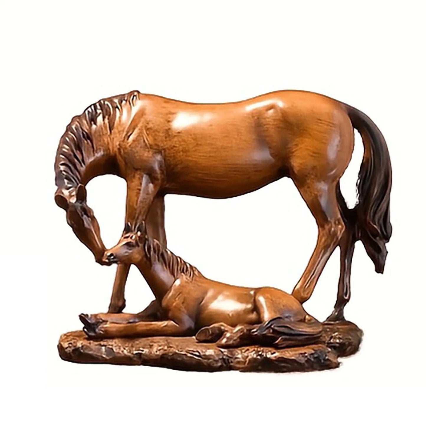 Hign-concerned Resin Deer Figurine Christmas Centerpiece