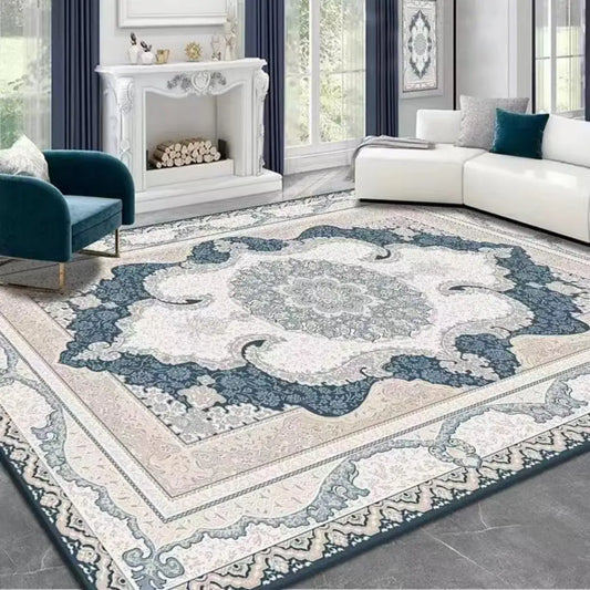 VIKAMA Boho Luxury Geometric Rug For Living Room Area Rug